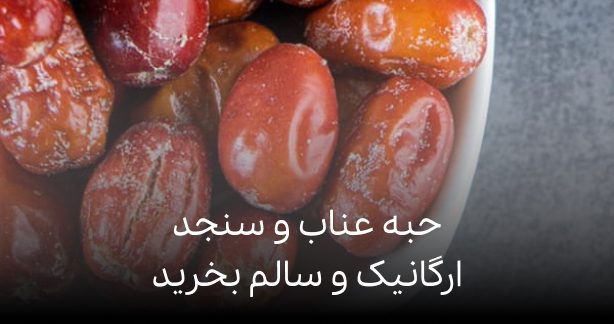 حبه عناب و سنجد ارگانیک و سالم بخرید