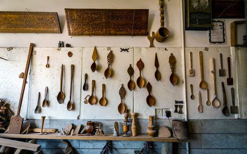 منبت کاری، صنایع دستی خوانسار