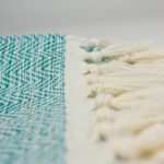 حوله استخری نخی دستباف سه رنگ برند خوشه سیستان